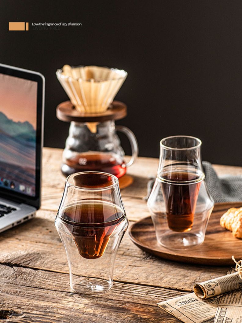 Barista Bailee's Cool and BIG Double-layer Glass Cup