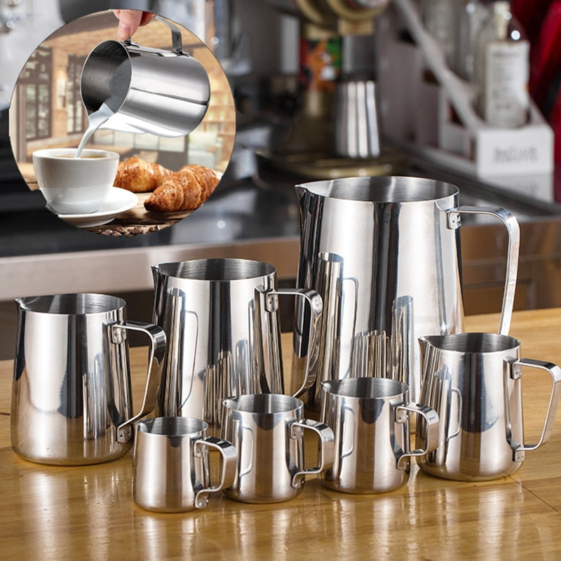 Barista Bailee's Stainless Steel Coffee/Espresso Milk Frothing Pitcher/Jug