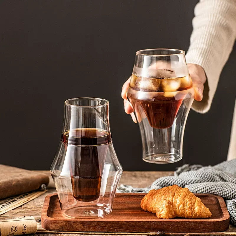 Barista Bailee's Cool and BIG Double-layer Glass Cup