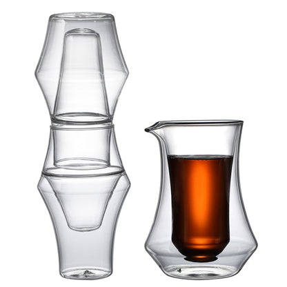 Barista Bailee's Cool and BIG Double-layer Glass Cup