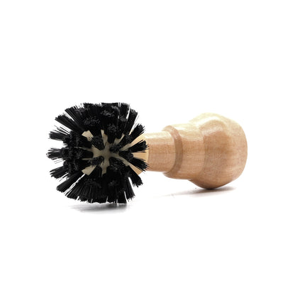 Barista Bailee's Portafilter Cleaning Brush Tool With Wooden Handle