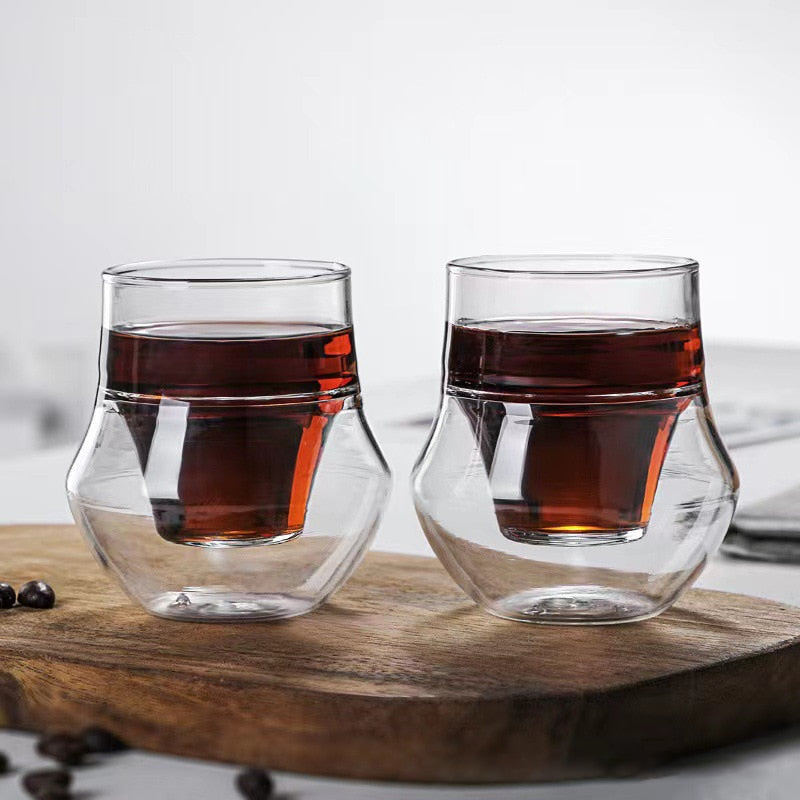 Barista Bailee's Cool and BIG Double-layer Glass Cup