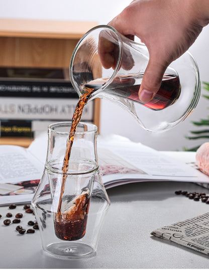 Barista Bailee's Cool and BIG Double-layer Glass Cup
