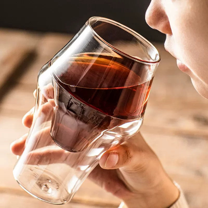 Barista Bailee's Cool and BIG Double-layer Glass Cup