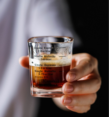 Barista Bailee's Square Espresso Measuring Cup
