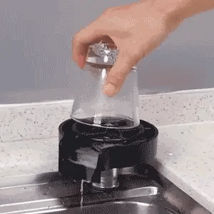 Barista Bailee's Automatic High Pressure Cup Washer.